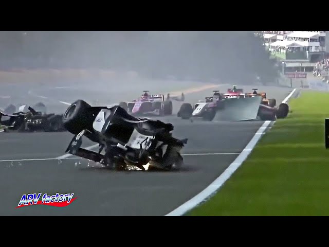 Anthoine Hubert Fatal Crash 2019 F2 Belgium Race 1