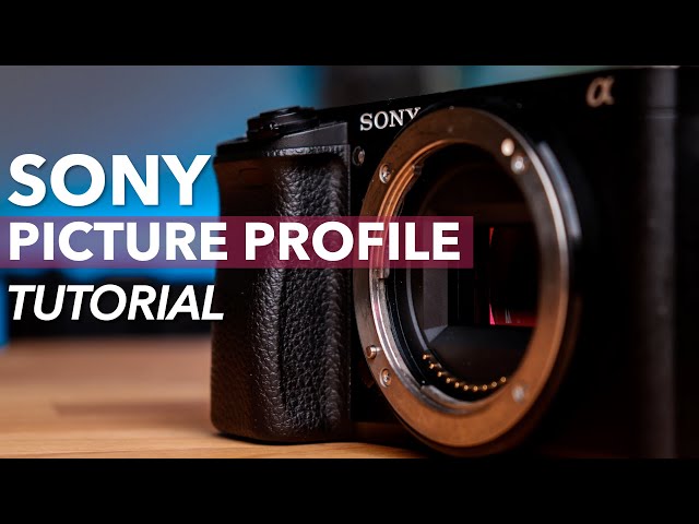 Sony Picture Profile Settings Tutorial | SLOG, CINE, HLG, Color mode explained