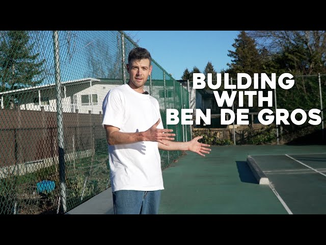 Building with Ben: Checking out Ben De Gros DIY Skate Spot