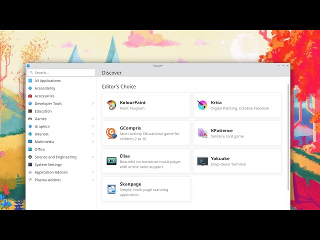 KDE Discover is actually REALLY good now