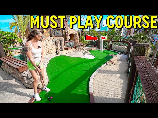 We Found the BEST Mini Golf Course by the Beach!