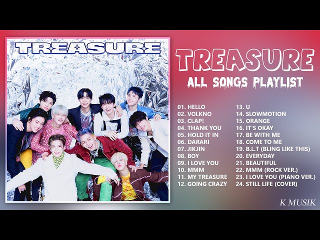 TREASURE (트레저) ALL SONGS PLAYLIST 2022 UPDATED