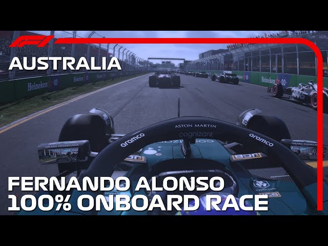 F1 2023 - Fernando Alonso Onboard  Race at Melbourne - Australian GP ( F1 22 Gameplay )