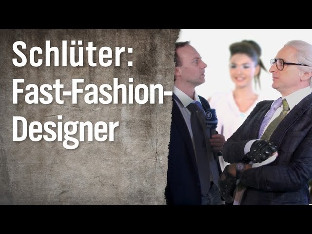 Johannes Schlüter: Modedesigner für Fast Fashion | extra 3 | NDR