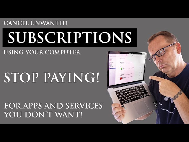 How To Cancel UNWANTED Apps & Service Subscriptions Using Your Computer. STOP PAYING Every Month.