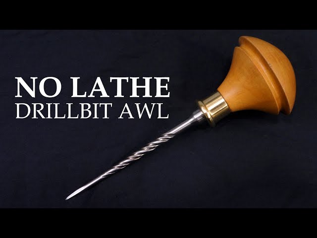 Making a Birdcage Awl from an old drill bit