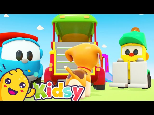 NEW Episode🥳Sing with Leo the Truck - Hush Little Baby | KIDSY | Happy Cartoons for Kids