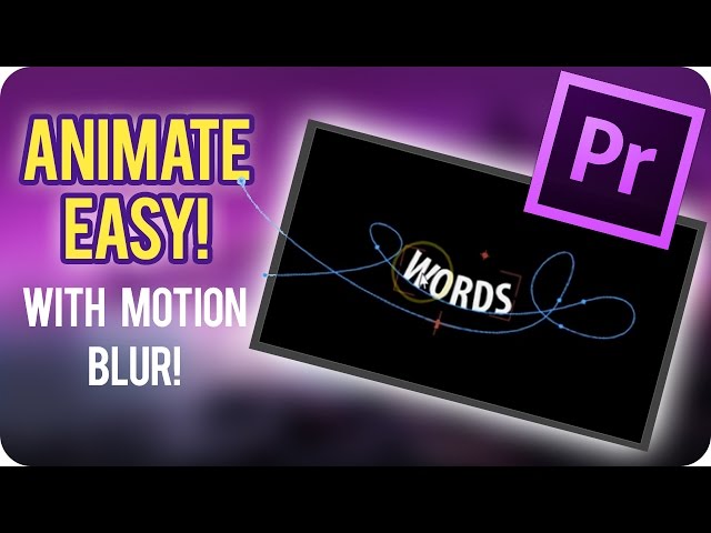 How to do Smooth Text Animation in Premiere Pro ? Transition and Text Animation with Motion Blur