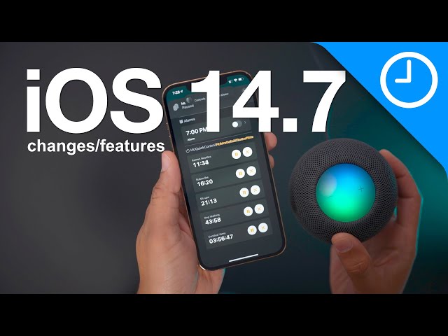 iOS 14.7 beta 1 Changes and Features - New HomePod Timer feature!
