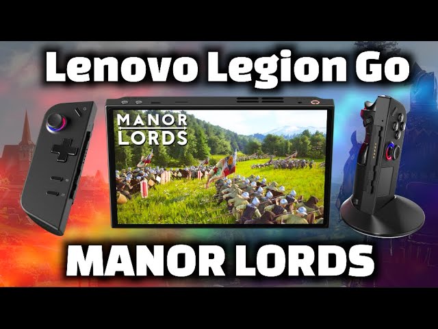 Lenovo Legion Go - Manor Lords - Performance Review in FPS Mode!  (800p vs 1200p)