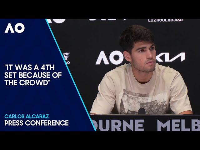 Carlos Alcaraz Press Conference | Australian Open 2024 Quarterfinal
