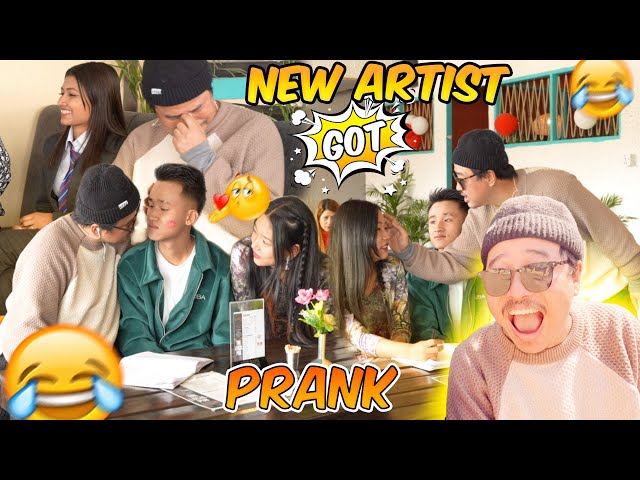 nepali prank | new artist got pranked | artist prank/video shoot prank| funny/comedy alish rai prank