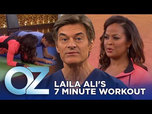 Full 7-Minute Workout with Boxer Laila Ali | Oz Workout & Fitness