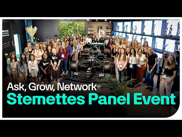 Ask, Grow, Network | Stemettes Panel Event at our Factory. 🗣