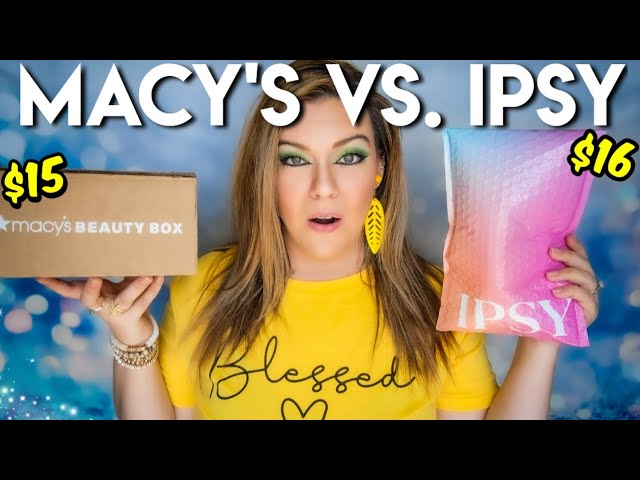 Ipsy Glam Bag Vs. Macy's Beauty Box March 2024 |