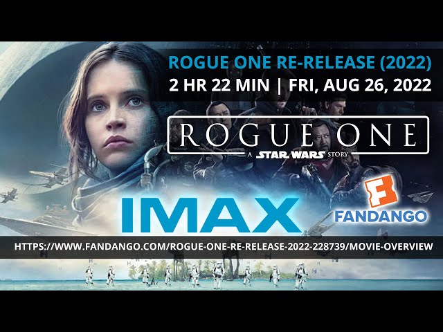 ROGUE ONE IMAX SCREENINGS DETAILS!! #rogueone
