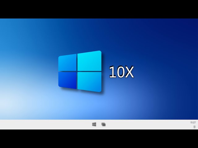Windows 10x: Early implementation of a close Windows 11 Look