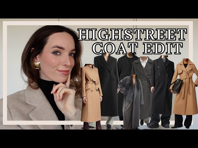 HUGE HIGHSTREET WINTER COAT EDIT | A round up of the best quality investment coats for seasons ahead