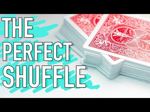 How to MASTER the perfect shuffle! // Faro shuffle & Magic trick tutorial