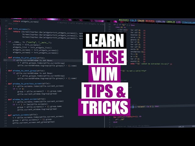 Vim Tips And Tricks Some Of My Favorite Vim Commands