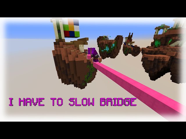 I can't bridge like a normal person | Hypixel Bedwars