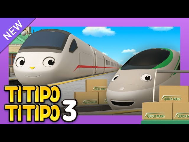 TITIPO S3 EP24 Xingxing's new job l Cartoons For Kids | Titipo the Little Train