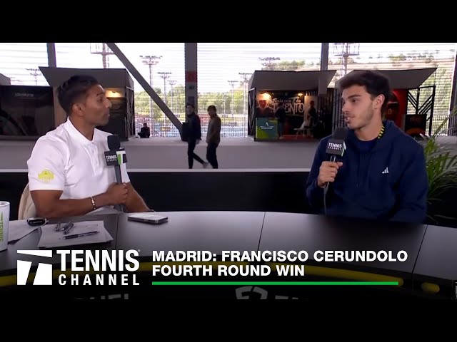 Francisco Cerundolo Discusses His Big Win Over Zverev And Dealing With Fame | 2024 Madrid 4th Round