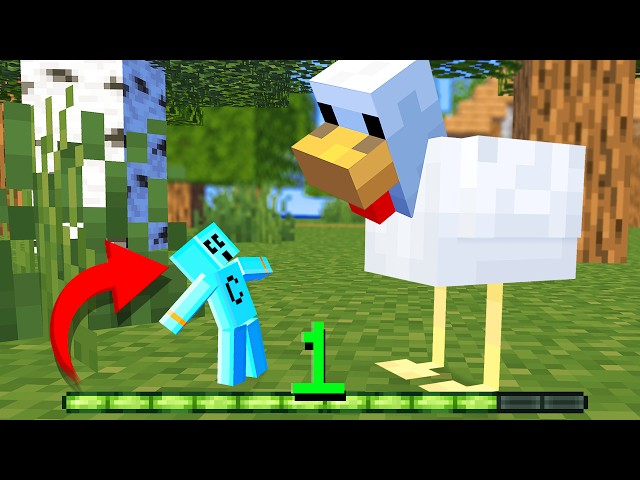 Minecraft but XP = Your Size