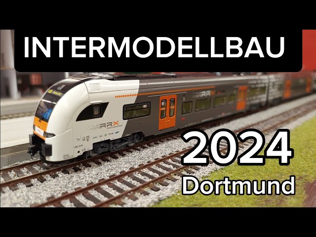 Intermodellbau 2024 Dortmund. Modelleisenbahn H0 und G. Neuheiten Roco (Nightjet), Brawa, Lemke...