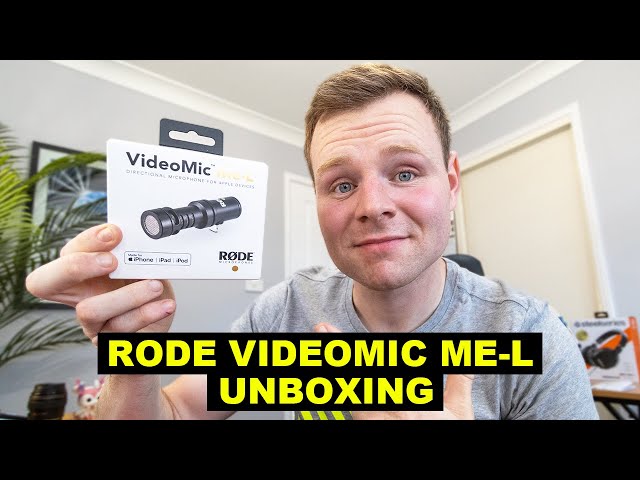 Rode VideoMic Me-L Unboxing and Sound Test | Directional Microphone for Apple Devices