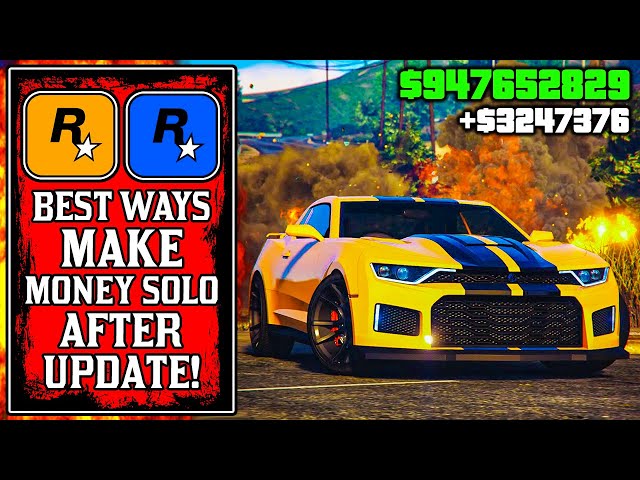 This Is So EASY.. The BEST WAYS To Make Money SOLO After UPDATE in GTA Online! (GTA5 Fast Money)