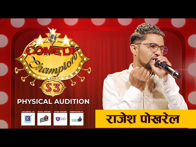 Comedy Champion Season 3 - Physical Audition Rajesh Pokharel Promo
