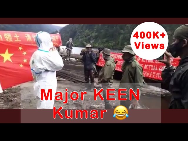 VIRAL: Major KEEN Kumar has been finally found. 😂 Video of Chinese and Indian soldiers.
