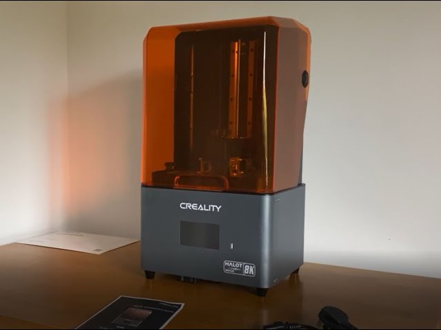Creality Halot Mage 8K - Unbox and First Resin Print