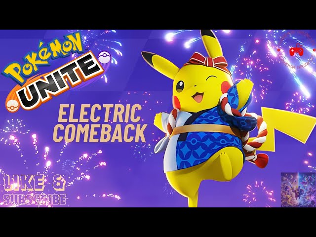 Pikachu's Electric Comeback | Pokémon Unite | Master Rank #pokemonunite #pokémonunitelive #pokemon
