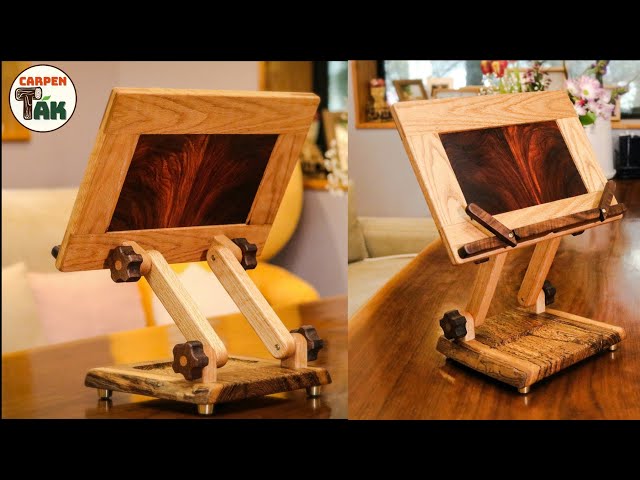 ⚡The best woodworking project for families / Making a handmade reading stand / FINE WOODWORKING