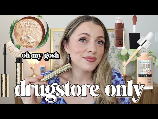Drugstore Makeup ONLY 💎  my new faves, GRWM, and shop my stash!