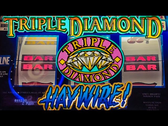 Old School Classic Triple Diamond Haywire 3 Reel Slot