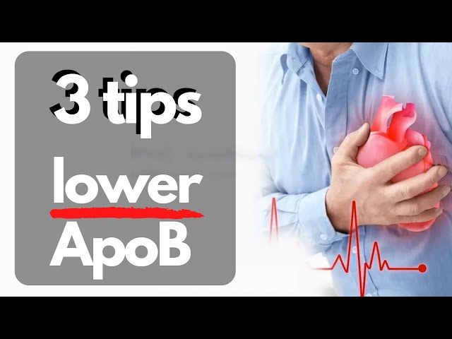 3 actionable tips to lower ApoB!