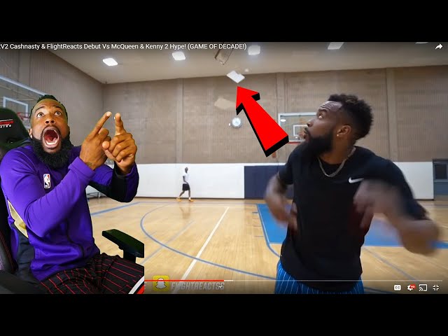 FLIGHT KICKED THE BALL THRU THE ROOF AFTER WE GOT CHEATED!! 2vs2 BASKETBALL