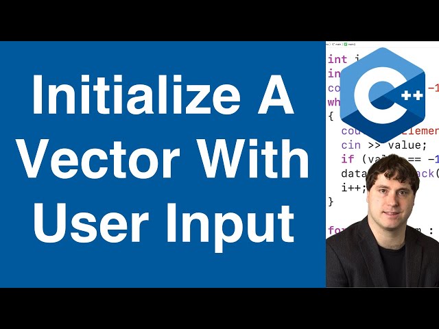 Initialize A Vector With User Input | C++ Example
