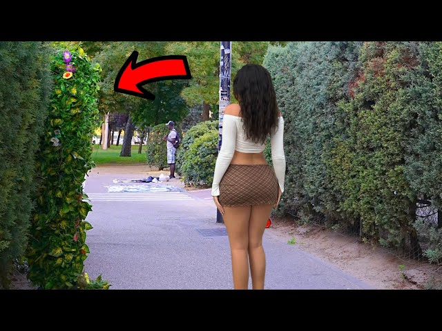 Bushman Prank: Scaring People with Perfect Camouflage !!