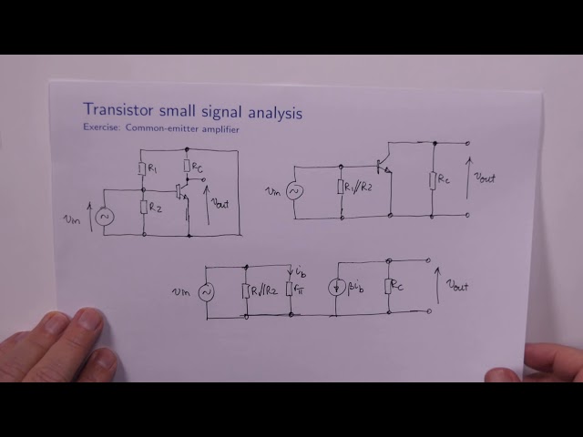 Transistor Small Signal Analysis