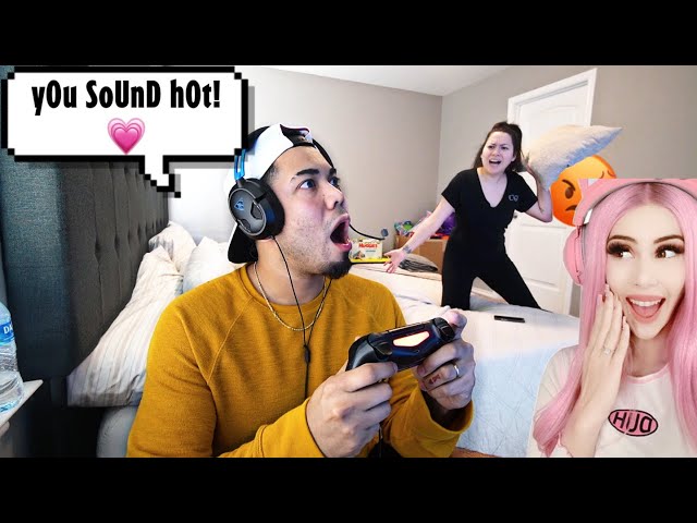 GAMING WITH GIRLS ONLINE TO SEE HOW MY WIFE REACTS!