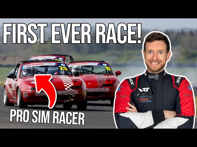 Sim Racing Coach Almost CRASHES in REAL MX5s!