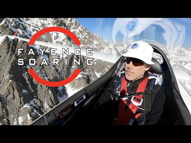 Glider pilot unloads his wings in the French Alps!