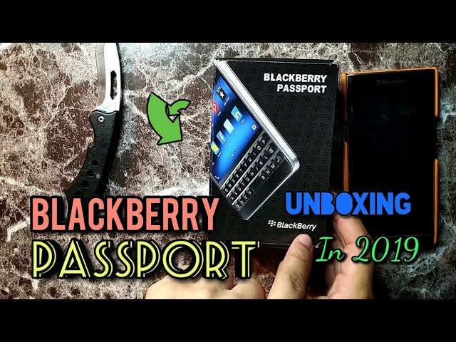 BlackBerry Passport unboxing+first impressions in 2019