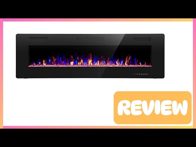 R.W.FLAME 68 inch Recessed and Wall Mounted Electric Fireplace Review