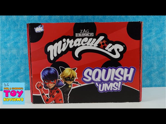 Miraculous Ladybug Squish'Ums Blind Box Squishy Opening | PSToyReviews