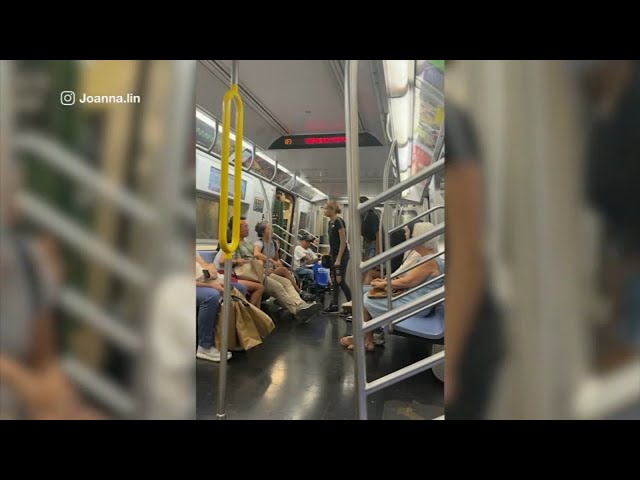 Disturbing video shows attack on F train in Manhattan